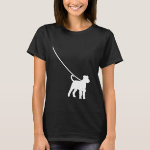 Camiseta Airedale Terrier con correa Perro Mamá Papá Mascot