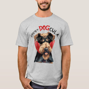 Camiseta Airedale Terrier Count DOGcula Funny Dog Lover