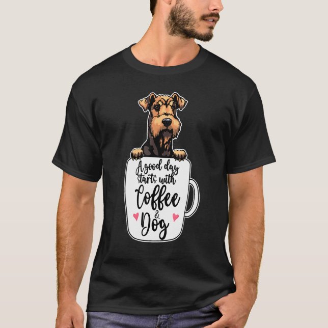 Camiseta Airedale Terrier Dog Coffee Mug Dog   (Anverso)