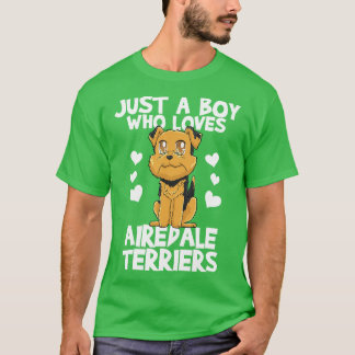 Camiseta Airedale Terrier Dog Lover Kawaii
