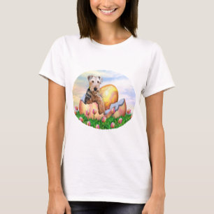 Camiseta Airedale Terrier Easter Surprise