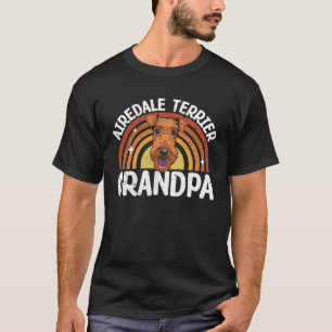 Camiseta Airedale Terrier Grandpa Grandpa Grandpa Dug Dog O