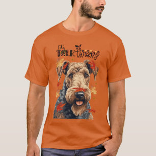 Camiseta Airedale Terrier hablemos de amante de los perros 