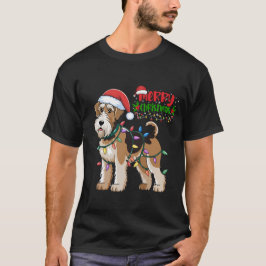 Camiseta Airedale Terrier Navidades enciende regalos de per