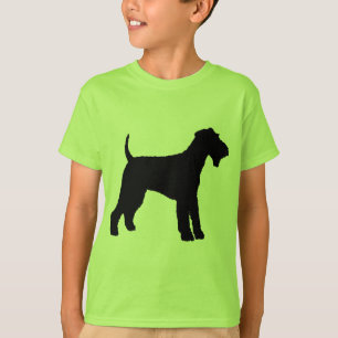 Camiseta Airedale Terrier (negro)