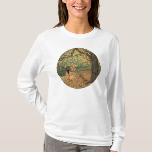 Camiseta Airedale Terrier Observando Aves