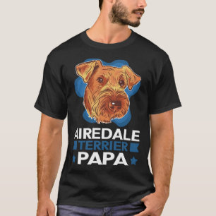 Camiseta Airedale Terrier Papa Dog Dad Airedale Terrier 1