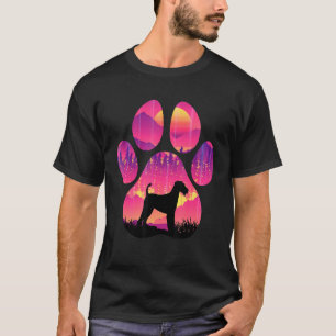 Camiseta Airedale Terrier Paw Mom Dad Dog Hombres