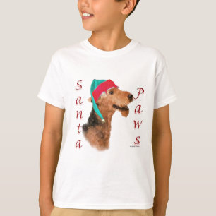 Camiseta Airedale Terrier Santa Paws