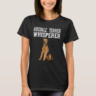 Camiseta Airedale Terrier Wisperer Dog