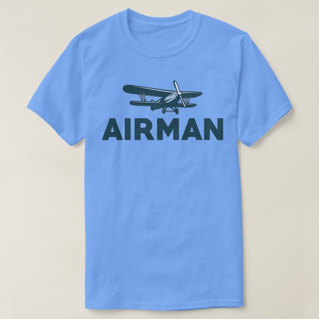 Camiseta Airman Pilot Design  (Diseño del anverso)