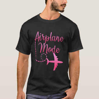 Camiseta Airplane Mode Traveling Vacation For