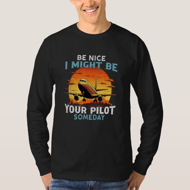 Camiseta Airplane Pilo For Men Women  Saying Pilot Dad (Anverso)