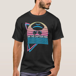 Camiseta Airplane Pilot Plane Aviation Retro I Am The Capta