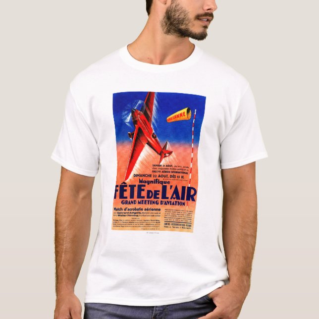 Camiseta Airshow que ofrece el poste promocional de Haryse (Anverso)