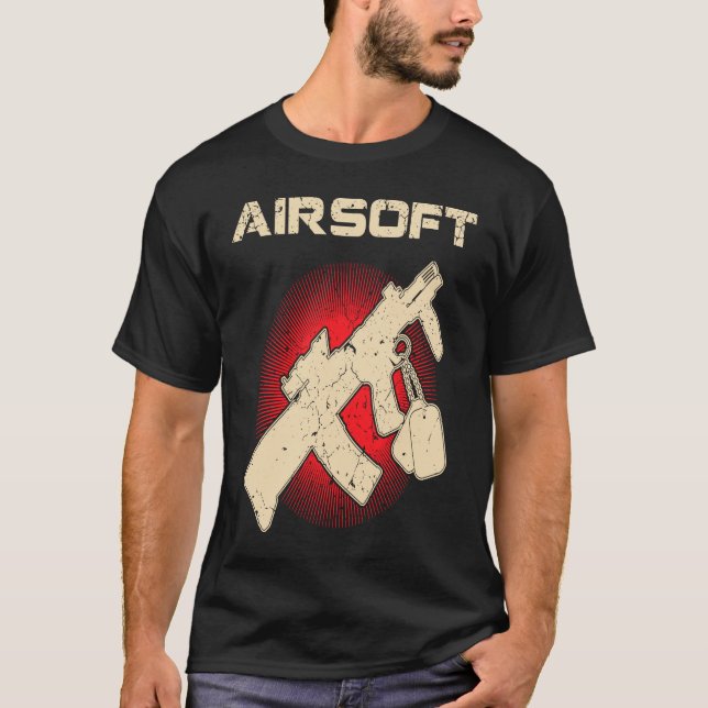 Camiseta Airsoft Airsoft Marker Military Look (Anverso)