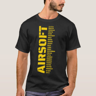 Camiseta Airsoft callsign A a z Airsoft por Design Speciali