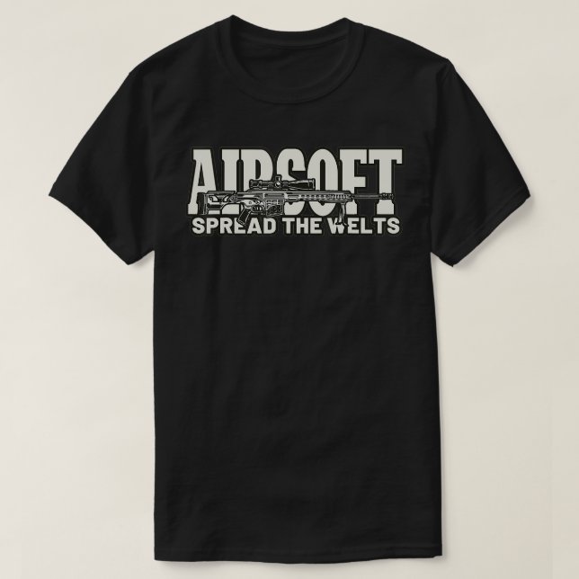 Camiseta Airsoft Difunde El Airsoft De Bienes (Diseño del anverso)