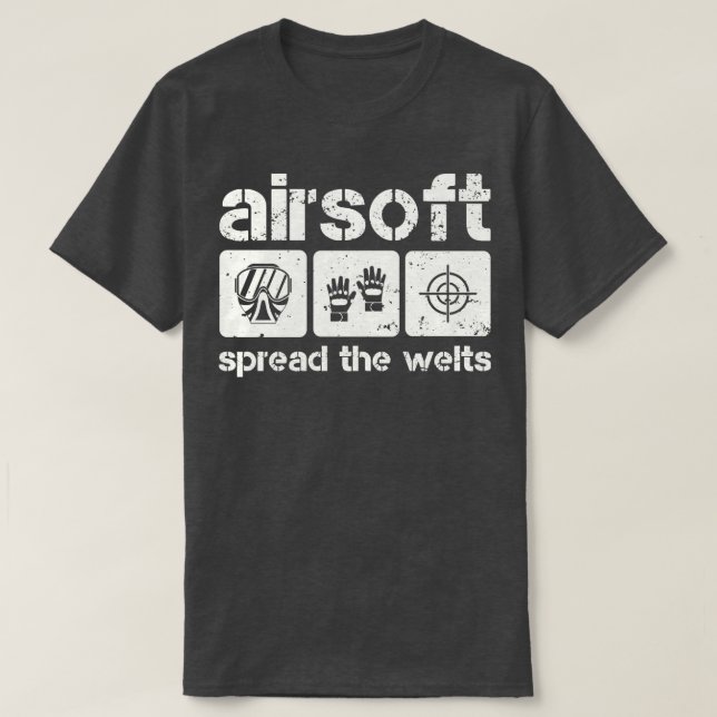 Camiseta Airsoft Difunde Los Wellness 1 (Diseño del anverso)