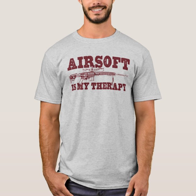 Camiseta Airsoft es mi terapia (Anverso)