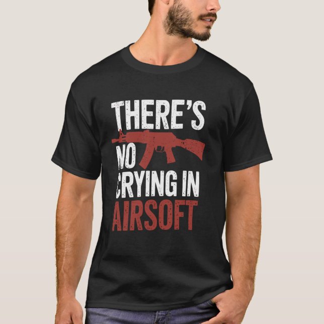 Camiseta Airsoft Funny MilSim Paintball Tactical Gear Softa (Anverso)