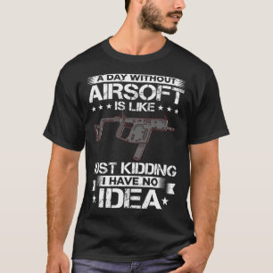 Camiseta Airsoft Gun Game Shooting Training Player Airsofti