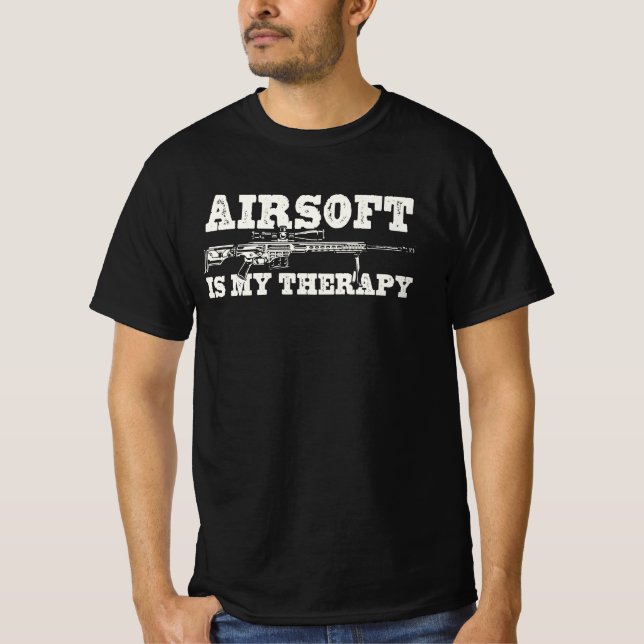 Camiseta Airsoft Is My Therapy (Anverso)