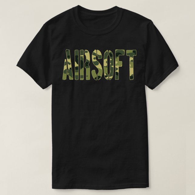 Camiseta Airsoft Military Camo (Diseño del anverso)