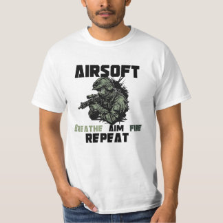Camiseta Airsoft, Respiración del Incendio del Objetivo