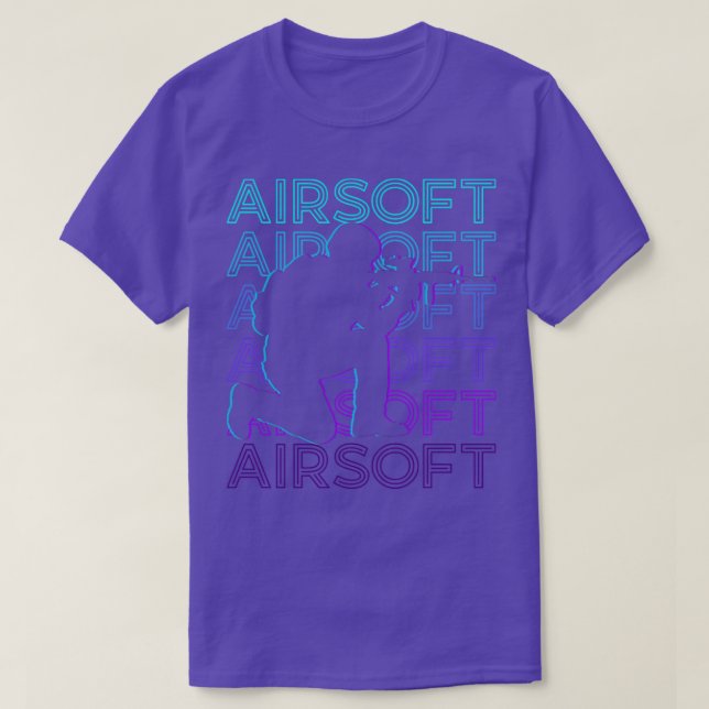 Camiseta Airsoft Retro Airsoft Gift (Diseño del anverso)
