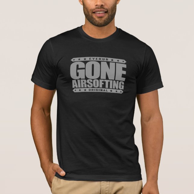 Camiseta AIRSOFTING IDOS - Amo juegos y guerras del arma de (Anverso)