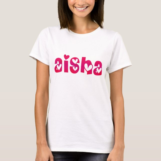 Camiseta Aisha en el corazón (Anverso)