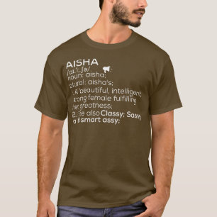 Camiseta Aisha Nombre Aisha Definición Aisha Nombre Femenin
