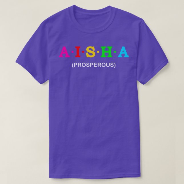 Camiseta Aisha Prosperous (Diseño del anverso)