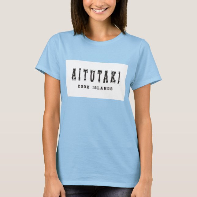 Camiseta Aitutaki Cook Islands (Anverso)