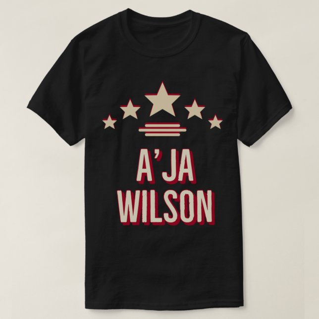 Camiseta aja Wilson las vegas aces (Diseño del anverso)