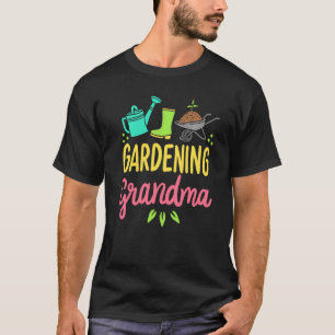 Camiseta Ajardinada Cute Abuela Vegetable Jardín Jardiner