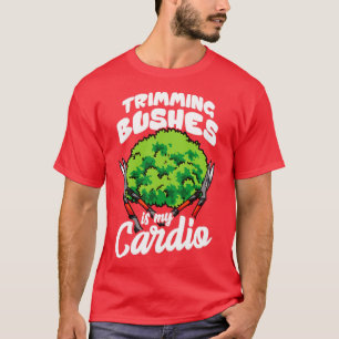Camiseta Ajardinada paisajismo Funny Recorte de Bush