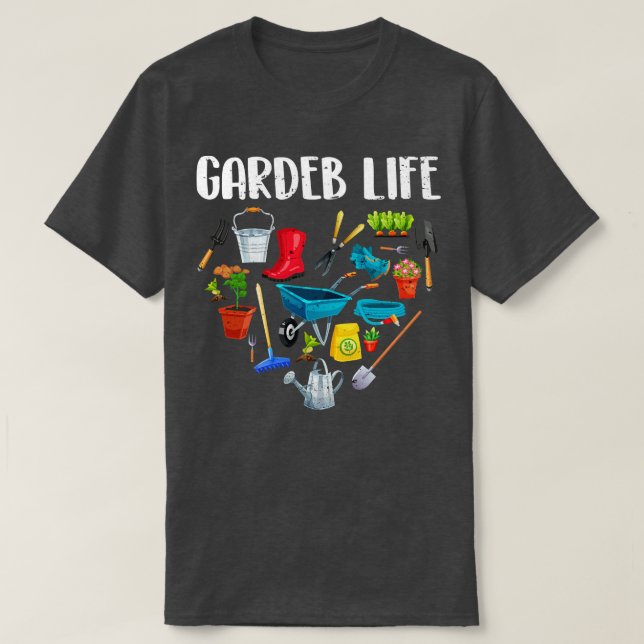 Camiseta Ajardinada Shirt Graciosa Gardener Shirt Gardening (Diseño del anverso)