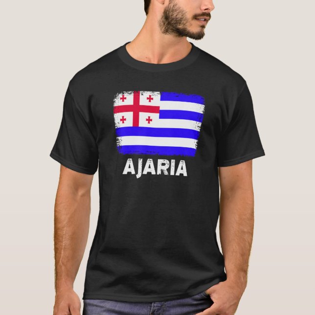 Camiseta Ajaria Bandera Apoyo Adjars Personas Hombres (Anverso)