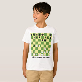 Camiseta Ajedrez Bogo-Indio Abierto Shirt Chess Gif