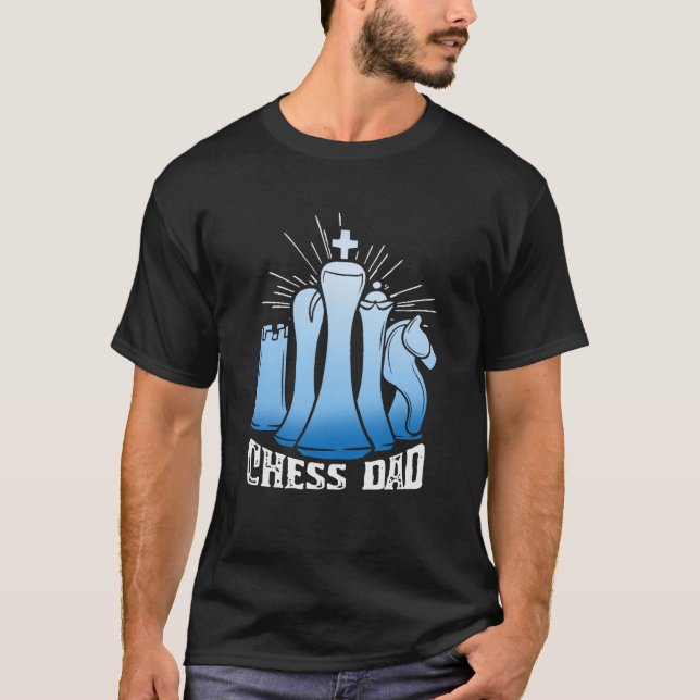 Camiseta Ajedrez Dad Checkmate abuelo Padre Ajedrez Playe (Anverso)