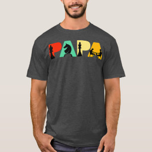 Camiseta Ajedrez Dad Funny Papa Padres Hobby Favorito