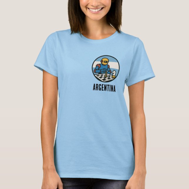 Camiseta Ajedrez de Argentina (Anverso)