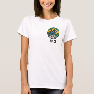 Camiseta Ajedrez de Brasil