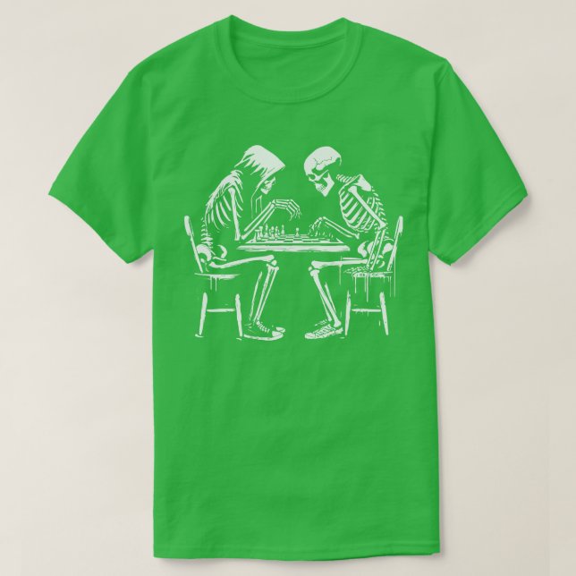 Camiseta ajedrez de juegos de muerte (Diseño del anverso)