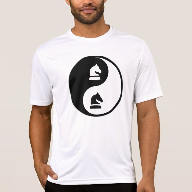 Camiseta Ajedrez de Yin Yang (Anverso)