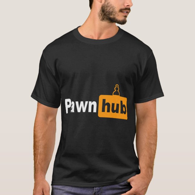 Camiseta Ajedrez divertido de PawnHub para los hombres (Anverso)