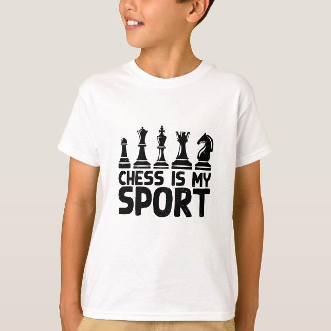 Camiseta Ajedrez - El Ajedrez Es Mi Deporte (Anverso)