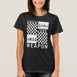 Camiseta Ajedrez Elegir la estrategia del jugador de juego